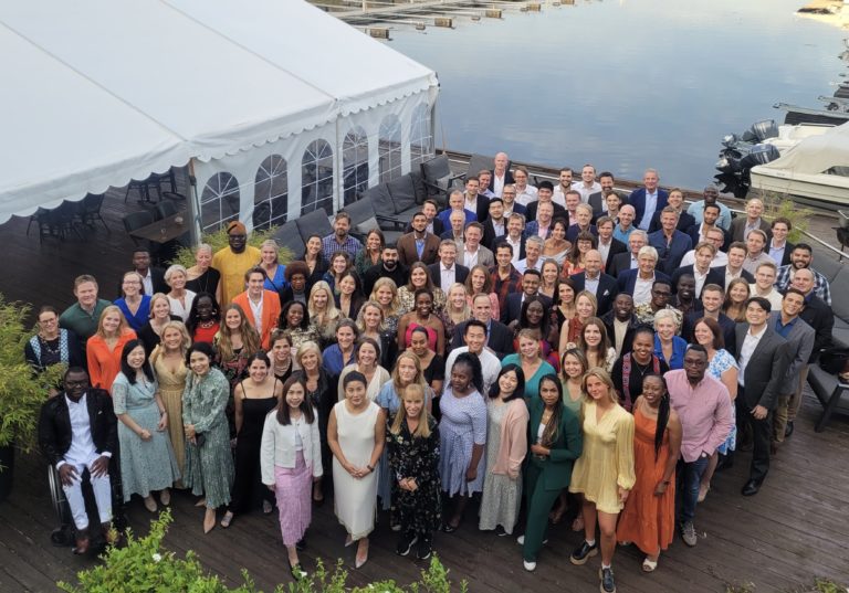 Group photo at the Norfund Week 2023 in Tjøme